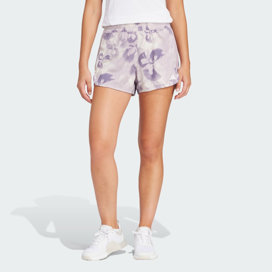 Šortky adidas Performance Pacer Essentials AOP Flower Tie-Dye Knit Shorts Rôznofarebný | IQ2631, 1