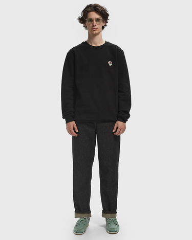 Mikina Les Deux Felipe Patch Sweatshirt Čierna | 1000389-100, 2