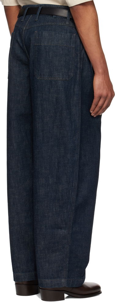 Džínsy LEMAIRE LEMAIRE Pleated Workwear Jeans Modrá | PA1201 LD068, 2