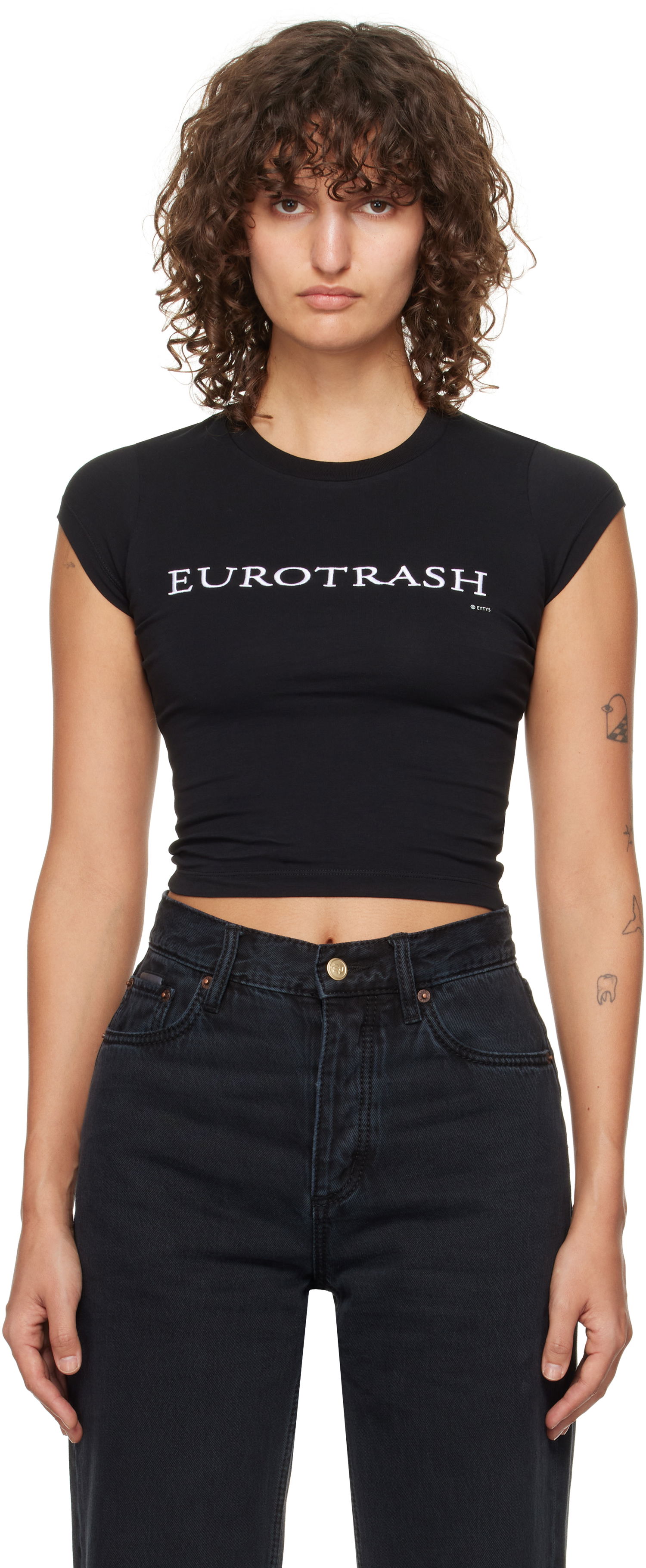 Tričko Eytys Zion T-shirt Čierna | A059008, 0
