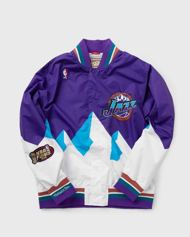 Bomber bunda Mitchell & Ness NBA Authentic Warm Up Jacket 1997-98 Fialová | AWJKAC19040-UJARTPR97, 0