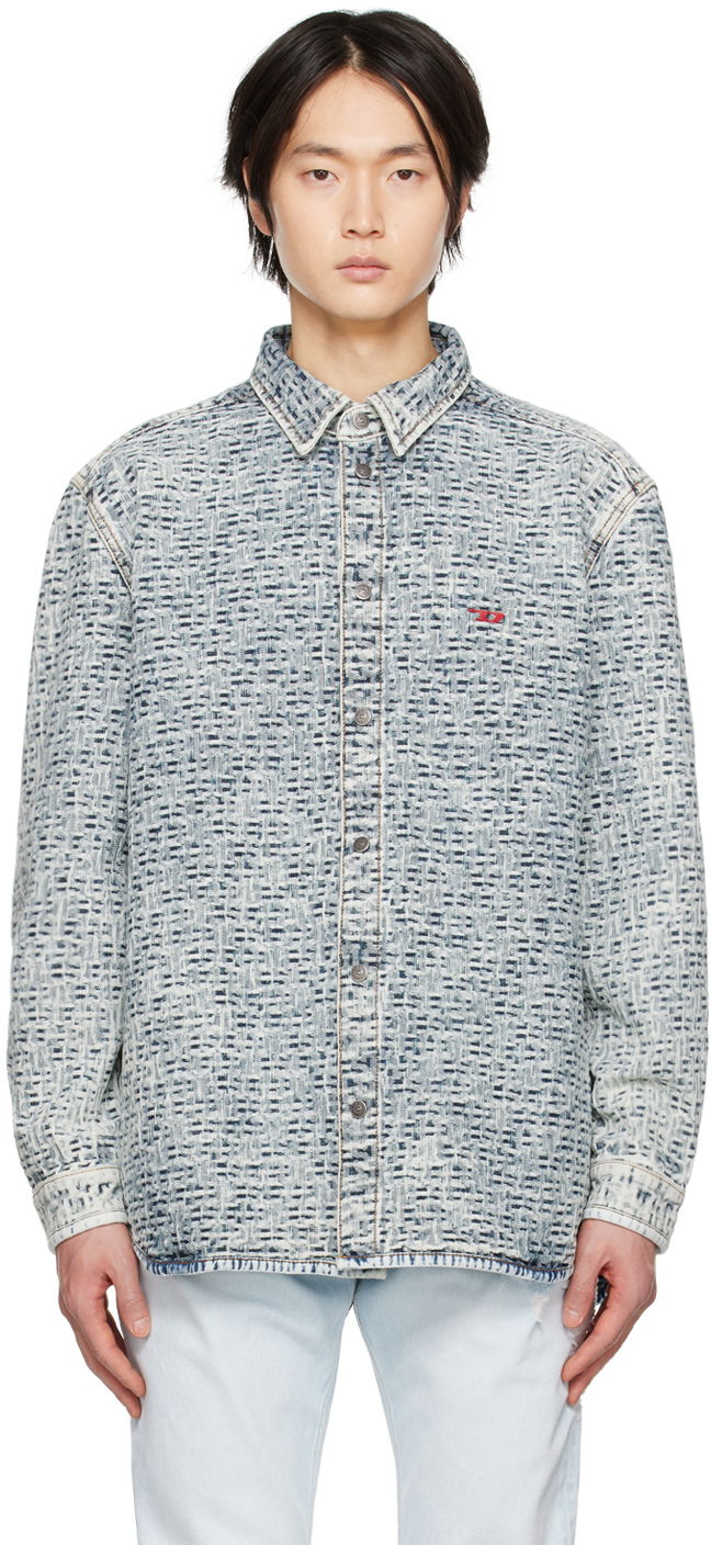 Košeľa Diesel Diesel D-Simply-Over-Sp Denim Shirt Jacket Modrá | A09605-0EMAA-01, 0