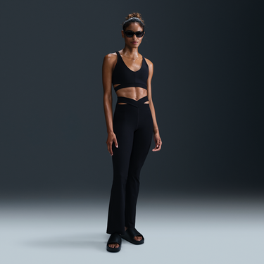 Podprsenka Nike Nike Zenvy Light-Support Padded Ribbed Sports Bra Čierna | HF5378-010, 2