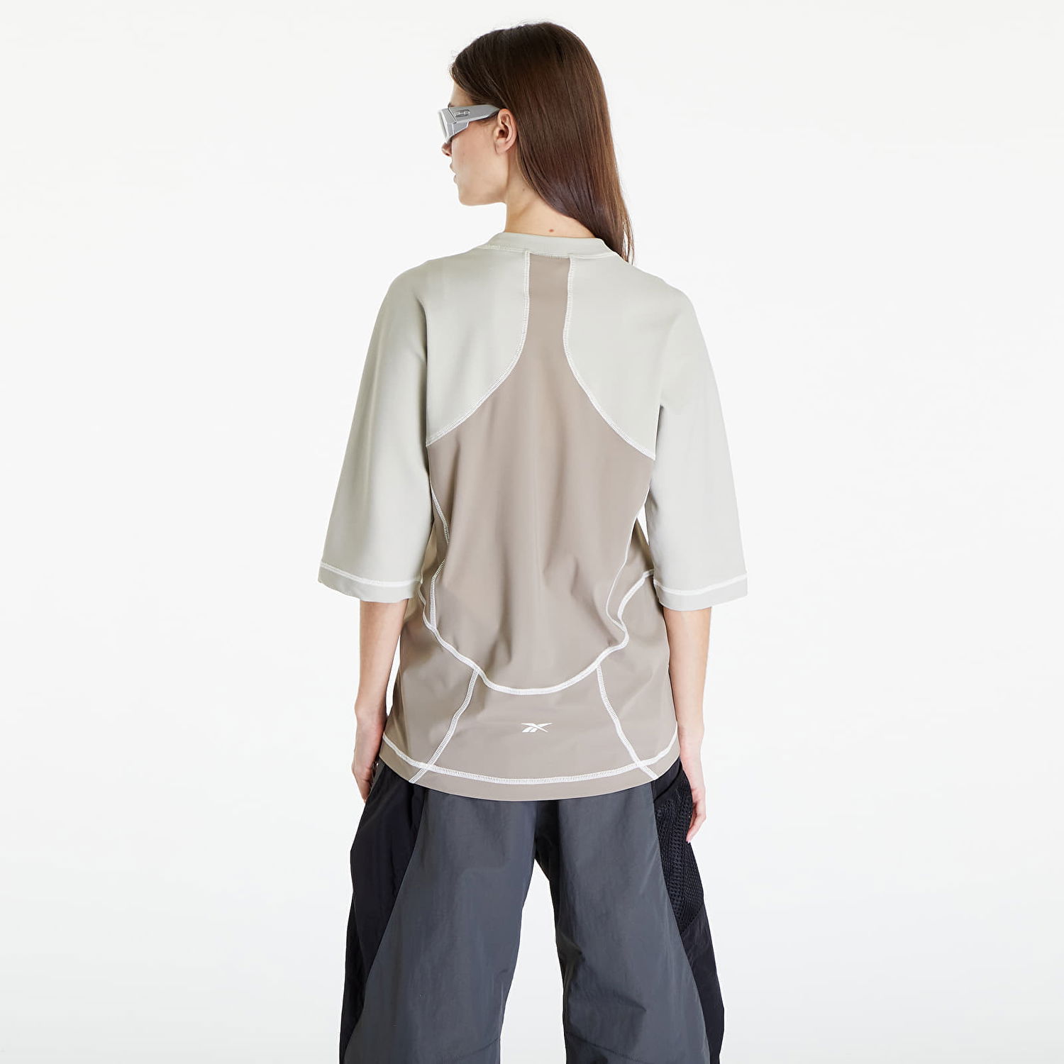 Tričko Reebok Classics Ribbed Training T-Shirt Béžová | RMVA001C99FAB0011761, 1