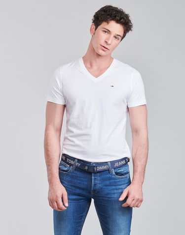 Tričko Tommy Hilfiger ORIGINAL JERSEY V NECK TEE Biela | DM0DM04410-100-NOOS, 2