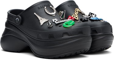 Oblečenie Balenciaga Balenciaga Crocs Edition Jibbitz Mules Čierna | 720857W0FOY, 3