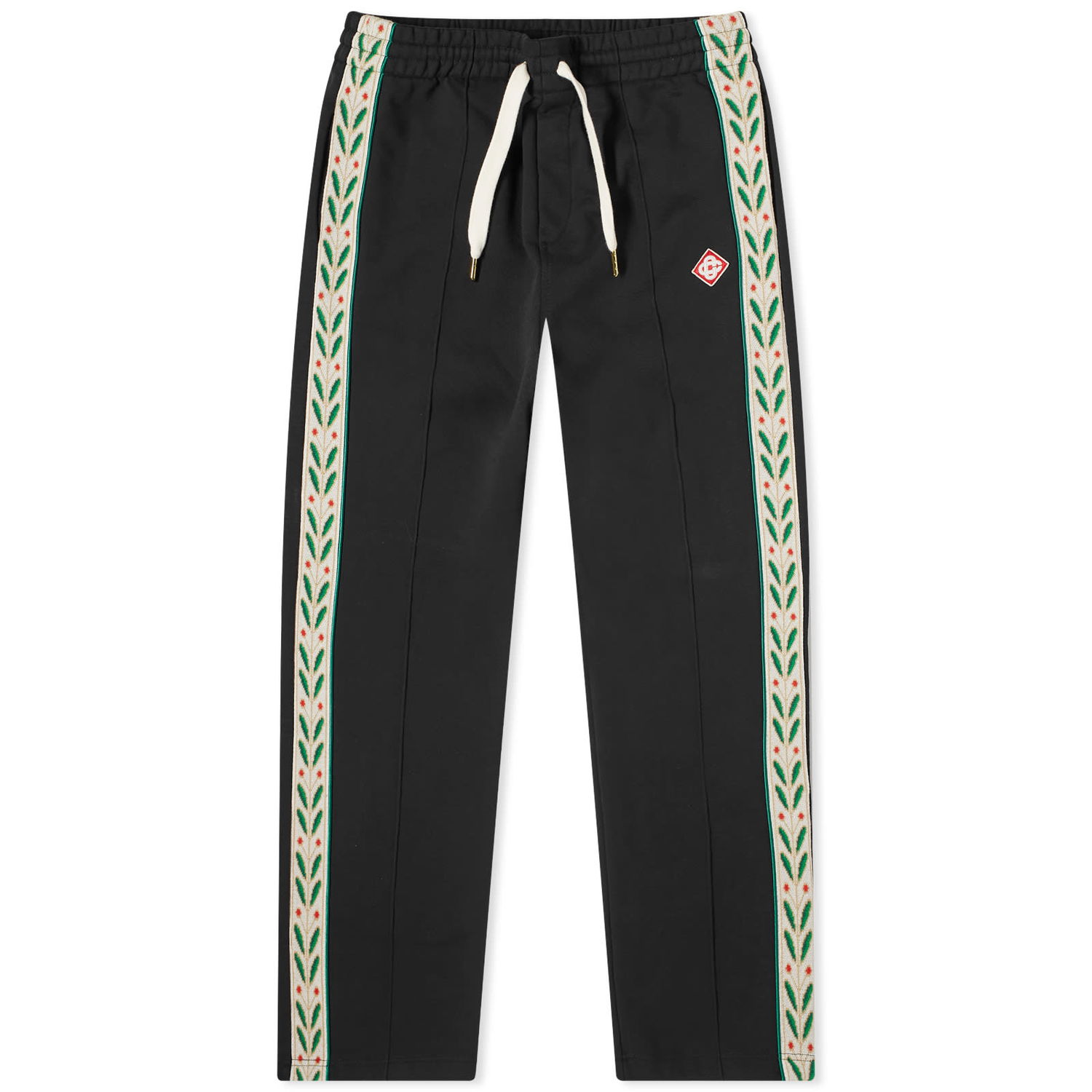 Tepláky Casablanca Casablanca Laurel Tape Panelled Sweatpants Čierna | MPS24-JTR-051-01, 0