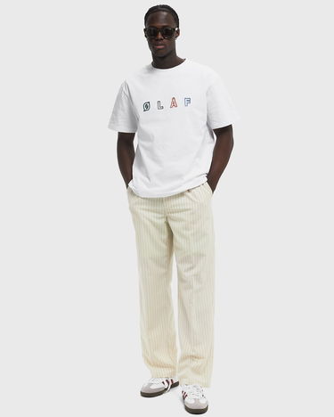 Tričko ØLÅF Olaf Sans Embro Logo T-Shirt, Size XL Biela | M200105-OPTICAL-WHITE, 1