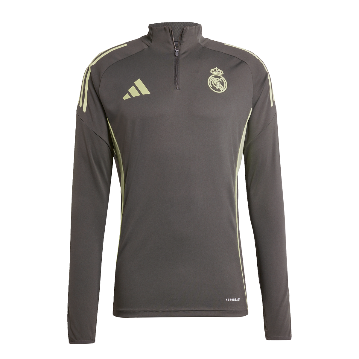 Mikina adidas Originals Real Madrid Quarter Zip Long Sleeve Training Top Šedá | JP4051, 0