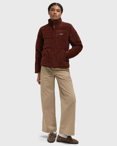 Prešívaná bunda Patagonia Corduroy Fjord Puffer Jacket Hnedá | 20335-DVL, 1