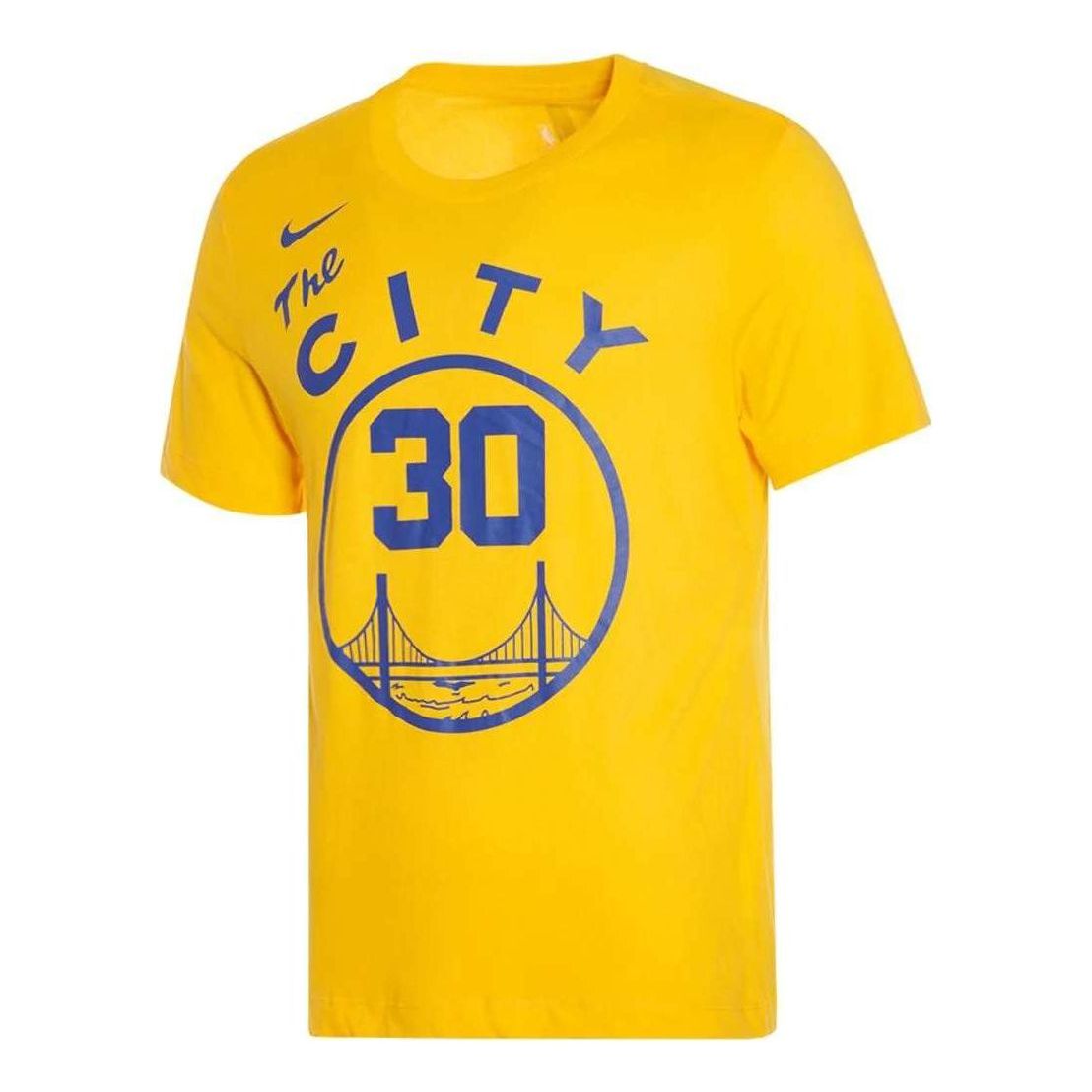 Tričko Nike NBA Golden State Warriors Stephen Curry 30 T-Shirt Žltá | AT2374-728, 0