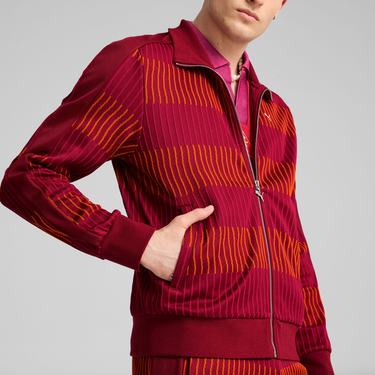 Bunda Puma The Players Lane T7 Striped Track Jacket Rôznofarebný | 626659-13, 4