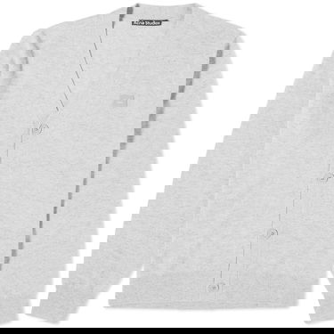 Sveter Acne Studios Keve New Face Cardigan Šedá | C60038-X92, 0
