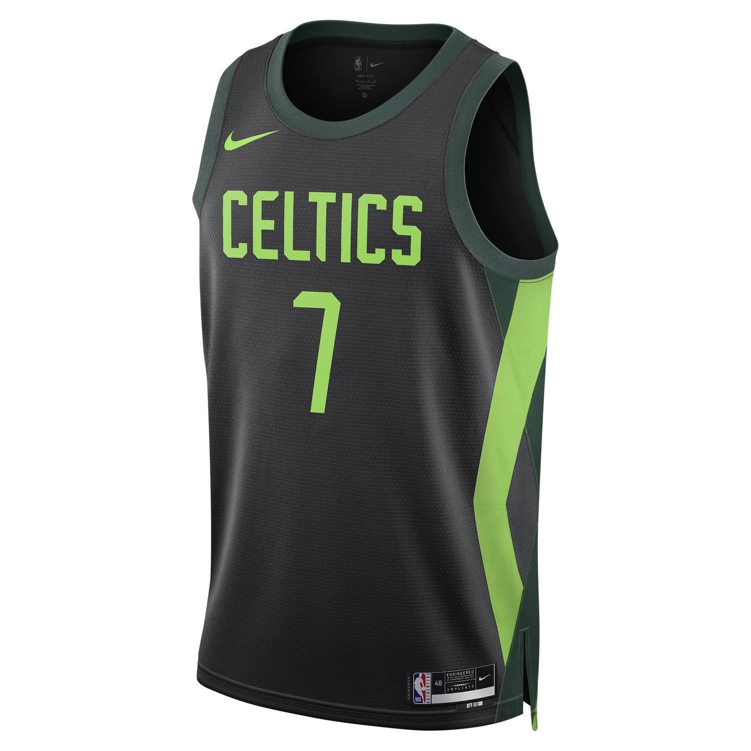 Dres Nike Dri-FIT NBA Swingman Jaylen Brown Boston Celtics City Edition 2024/25 Zelené | FQ4335-010, 1