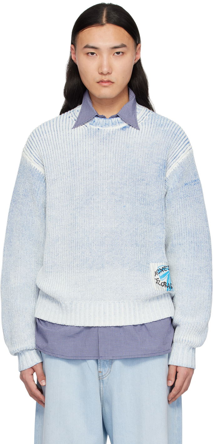 Sveter Acne Studios Patch Sweater Modrá | B60322-, 0