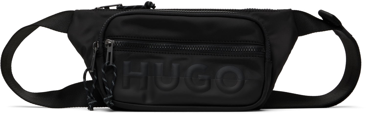 Ľadvinka BOSS Hugo Embossed-Logo Belt Bag Čierna | 50543264, 0