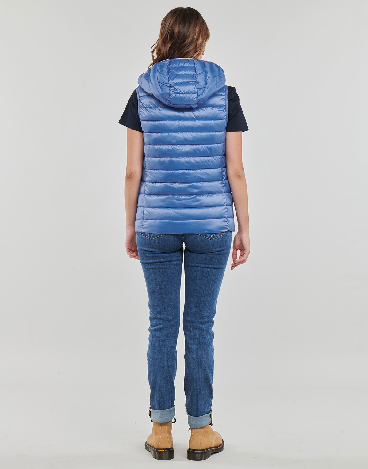 PADDED GLOBAL STRIPE VEST