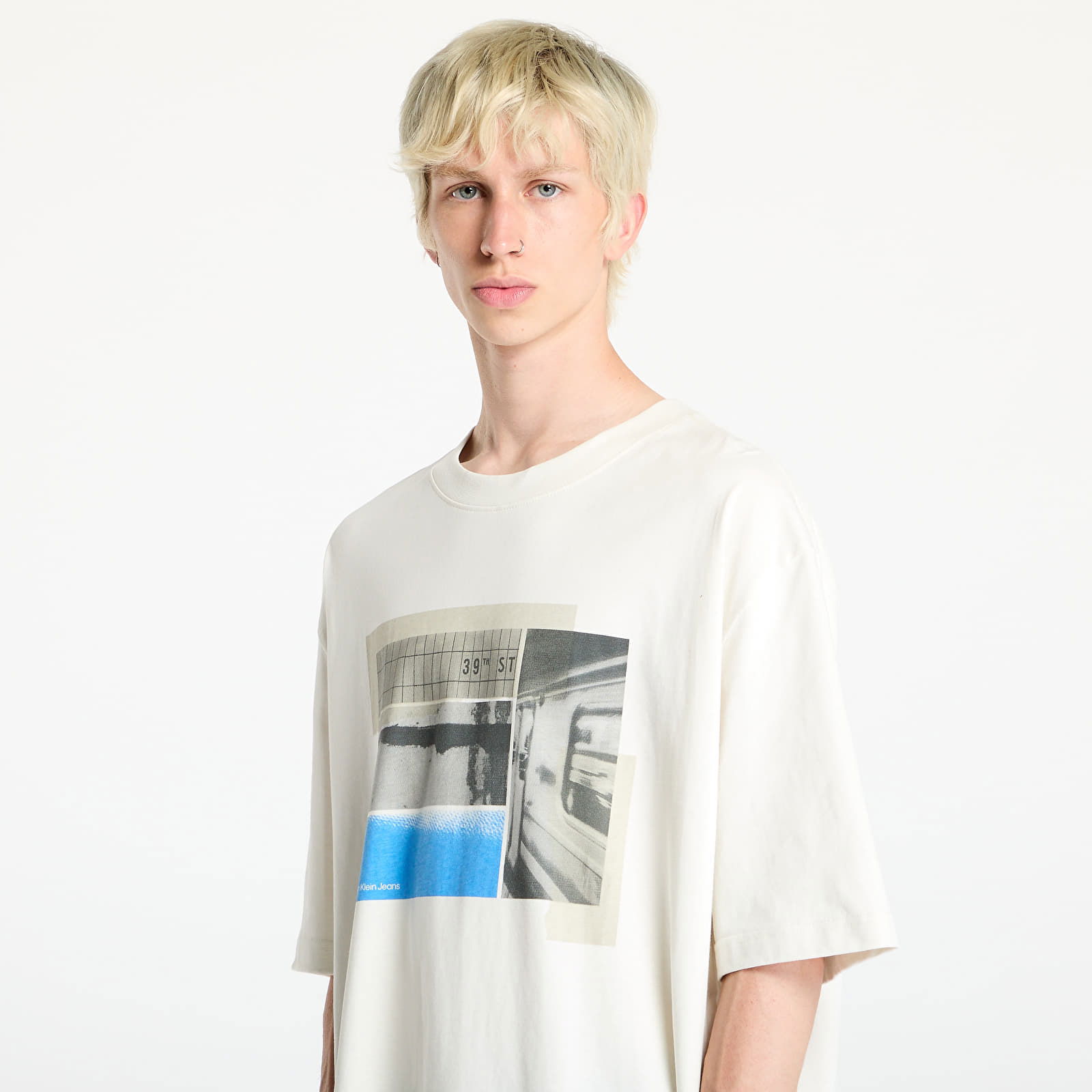 City Poster Street Tee Ivory