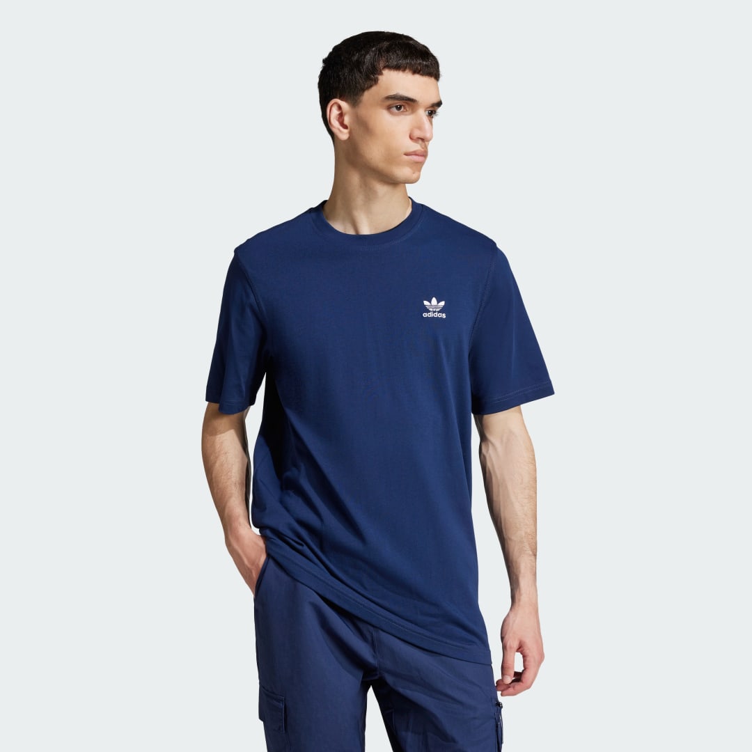 Tričko adidas Performance Trefoil Essentials T-Shirt Navy | JC9989, 0