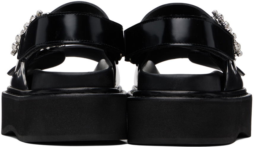 Doplnky Simone Rocha Simone Rocha Beaded Platform Sandals Čierna | SLD48 0740, 1