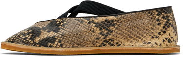 Šaty Dries Van Noten Dries Van Noten Leather Ballerina Flats Béžová | MS251-1485, 2