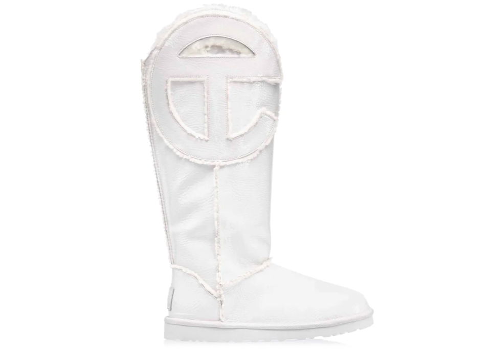 Tenisky a topánky UGG Telfar x Logo Tall "Crinkle White" Biela | 1155871-WHT, 0