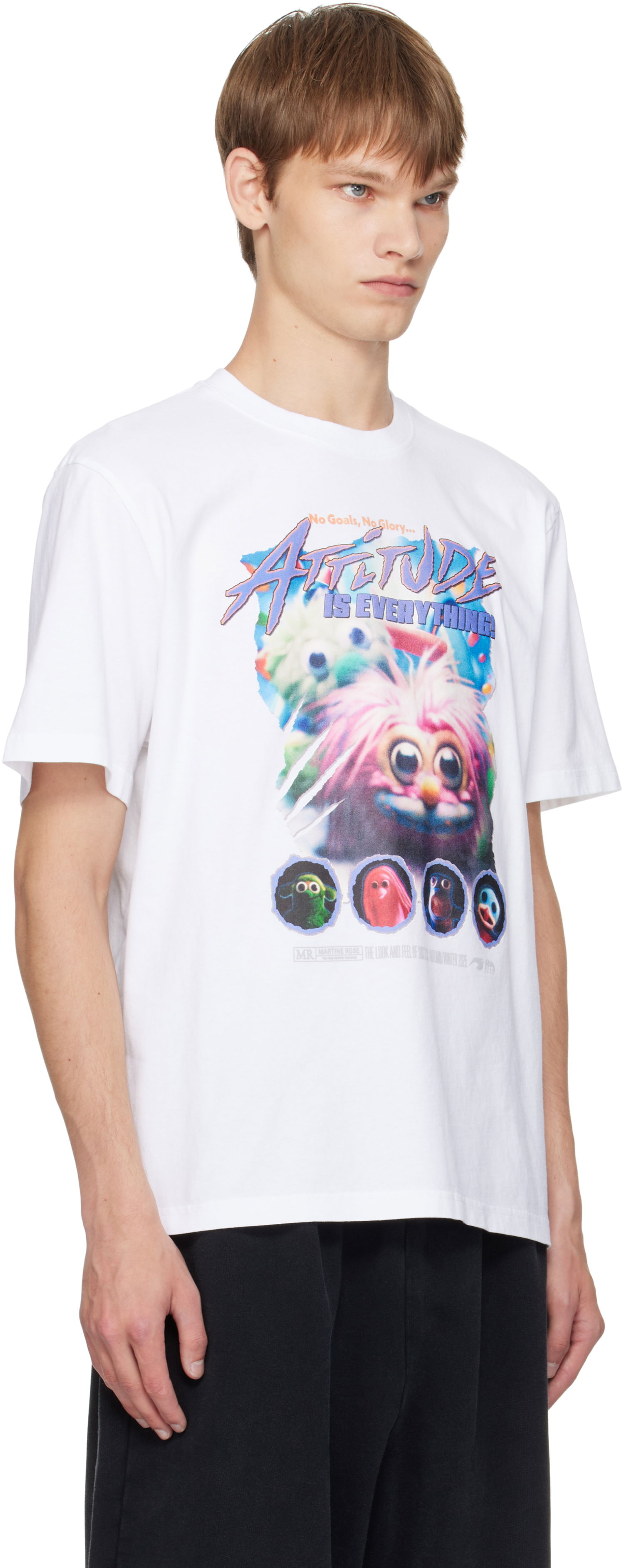 Tričko Martine Rose Martine Rose Classic Fraggle Rock T-Shirt Biela | 603JE01000E, 1