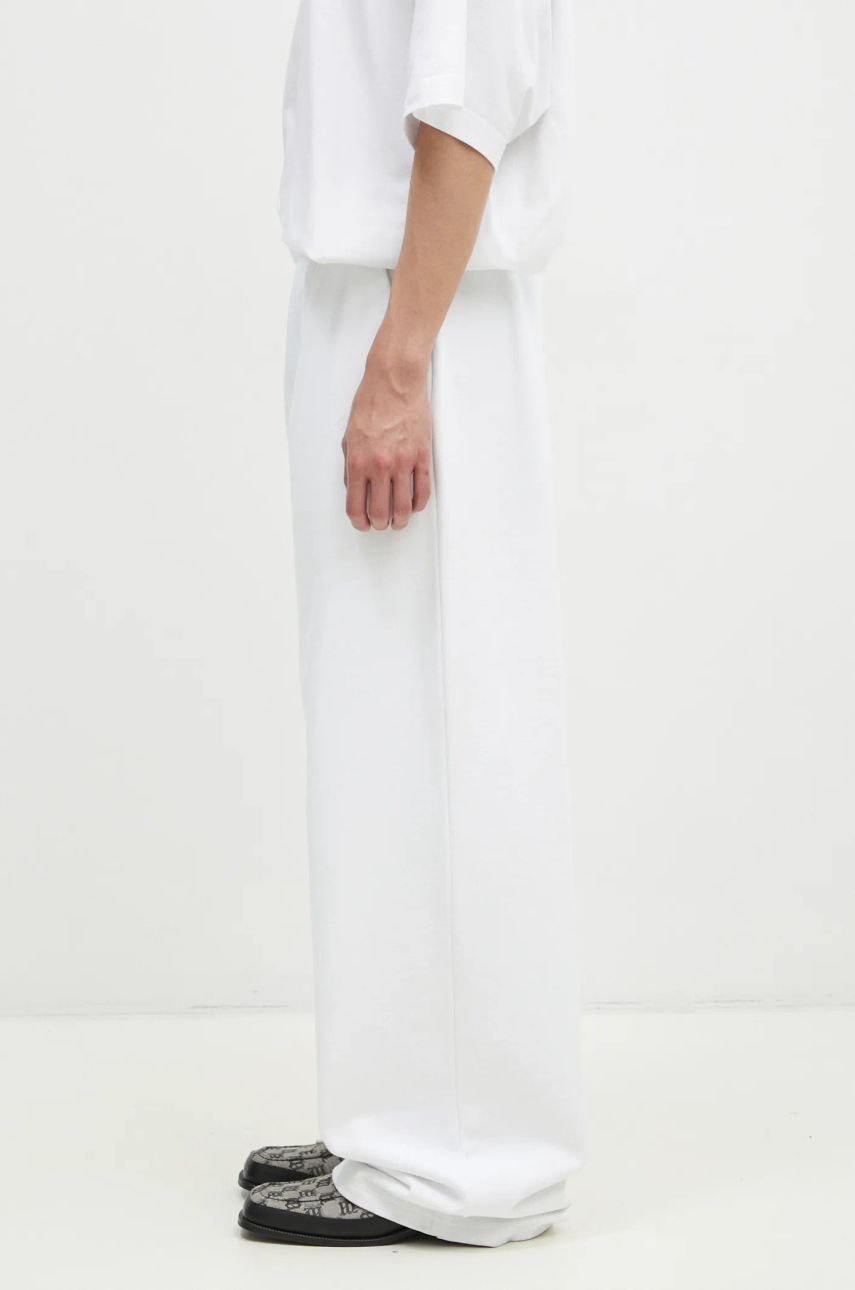 Tepláky VETEMENTS VETEMENTS Embroidered Logo Sweatpants Biela | UA66SP630W, 1