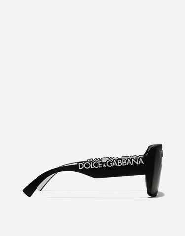 Slnečné okuliare Dolce & Gabbana Dg Logo Acetate Sunglasses Onesize Čierna | VG6204VN1879V000, 2