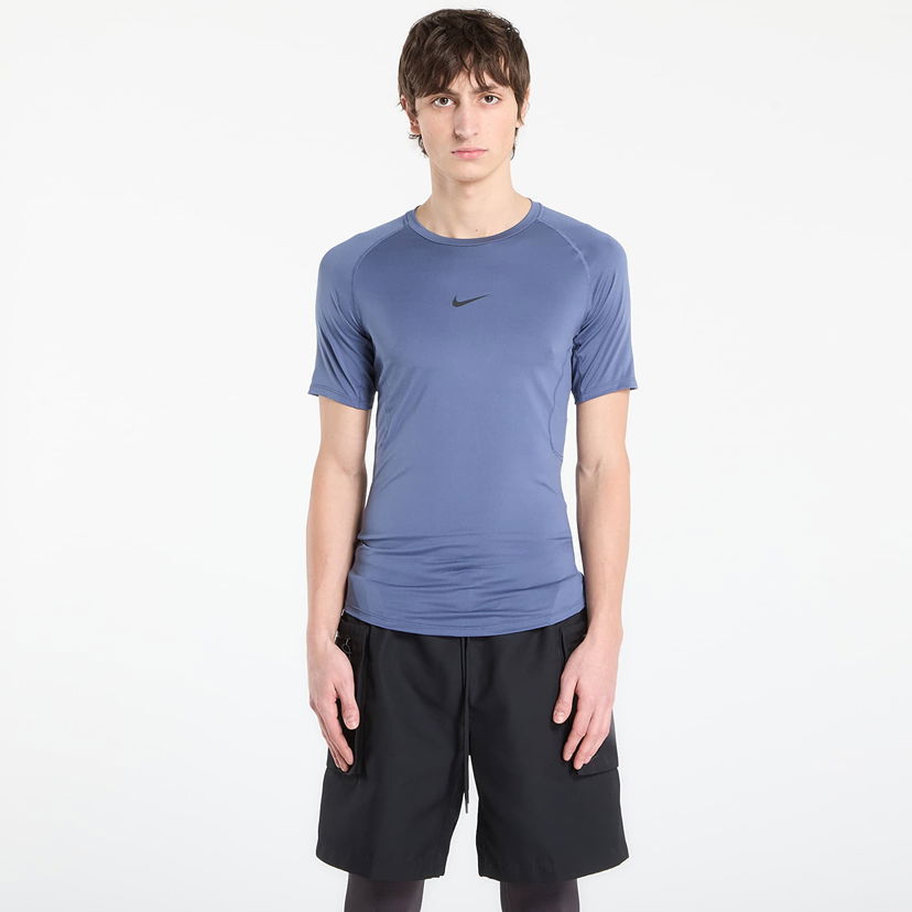 Tričko Nike T-shirt Pro Dri-FIT Tight Short-Sleeve Fitness Top Modrá | FB7932-491