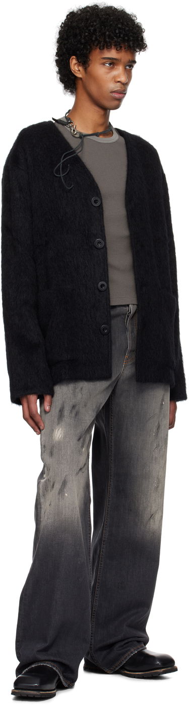 Sveter OUR LEGACY Mohair Cardigan Čierna | M4206CBM, 3