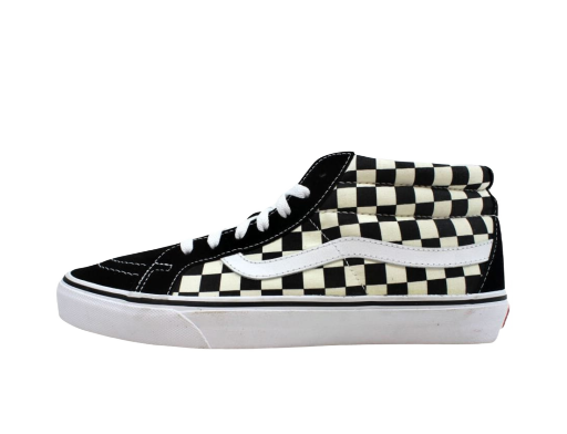 Skateboarding Vans Sk8-Mid Reissue Checkerboard Čierna | VN0A391FQXH