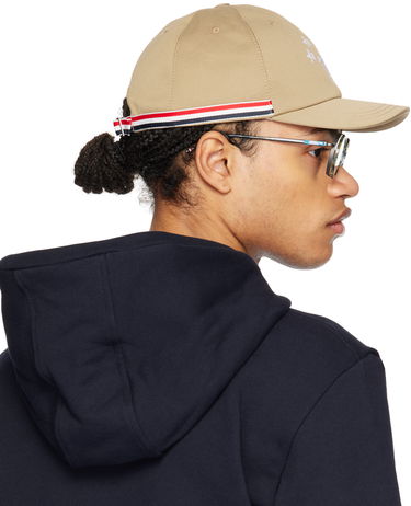 Šiltovka Thom Browne Classic Embroidered Six Panel Cap Béžová | MHC328E-E0932, 1