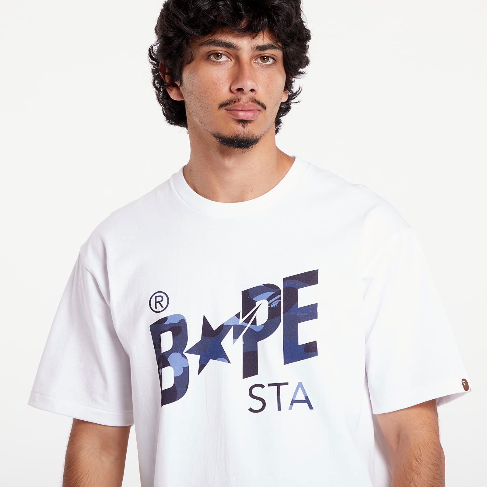 A BATHING APE Color Camo Bape Sta Logo Tee