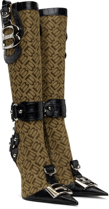 Starostlivosť o obuv Balenciaga Balenciaga Essex 110mm Tall Boots Hnedá | 805904 W11U4, 3