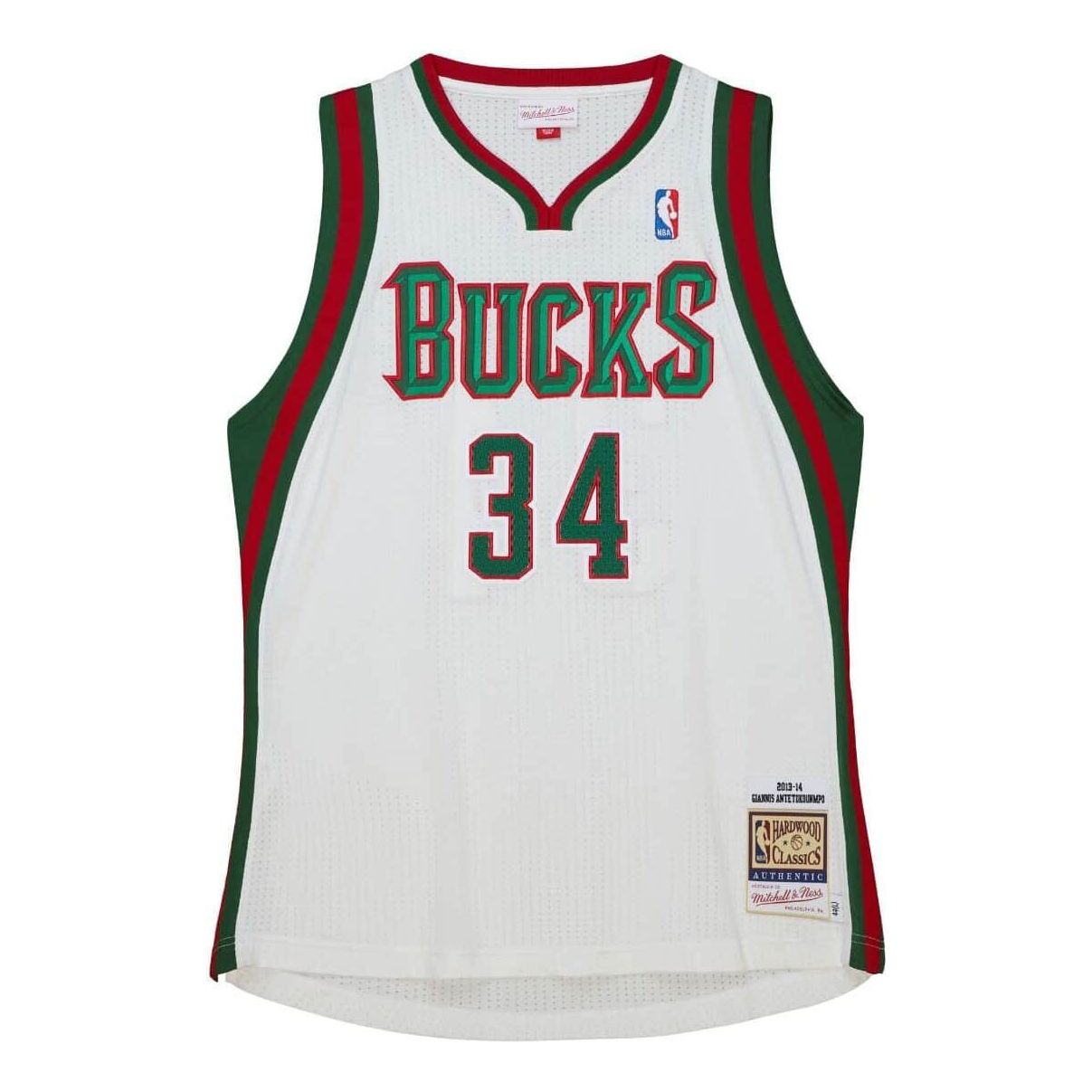 NBA Milwaukee Bucks Home 2013-14 Jersey Giannis Antetokounmpo 34