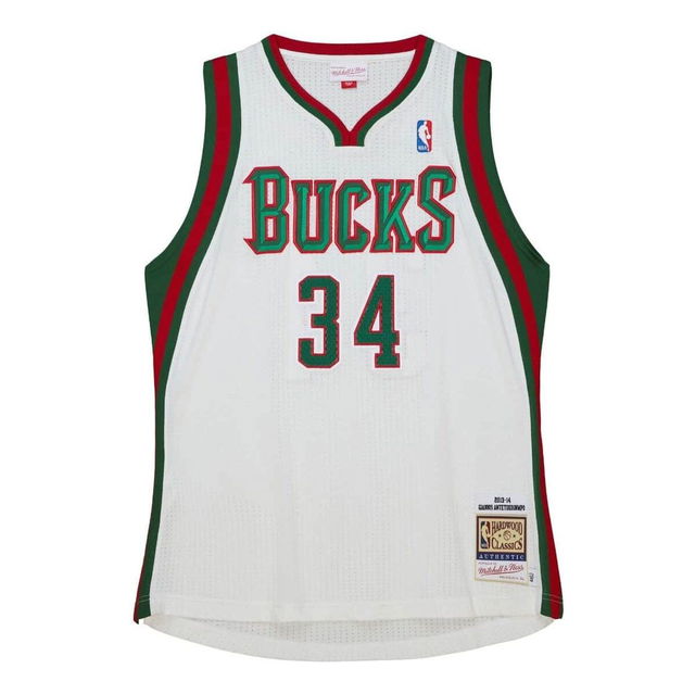 NBA Milwaukee Bucks Home 2013-14 Jersey Giannis Antetokounmpo 34