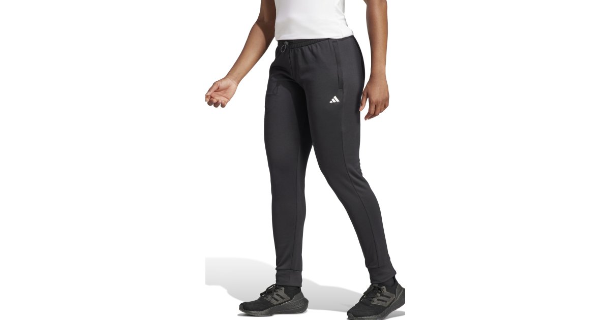 Nohavice a džínsy adidas Originals adidas Aeroready Game Go Regular Fleece Čierna | im2678, 1