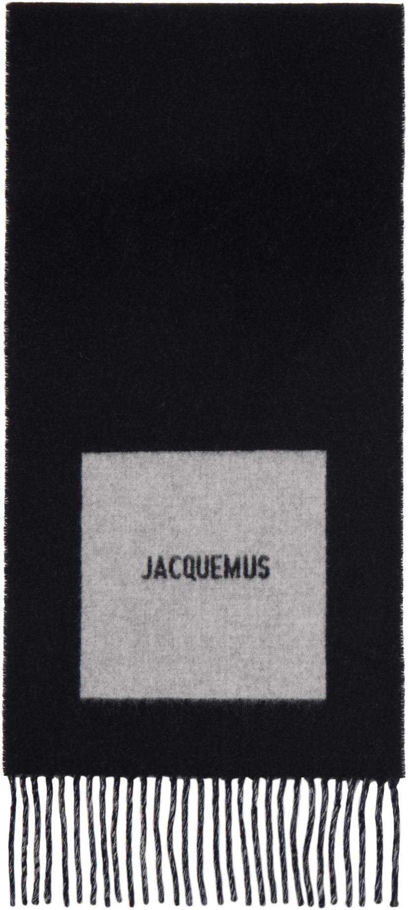 Šál Jacquemus La Casa 'The Rond Carré' Scarf Čierna | 24HACU00579AOT4044