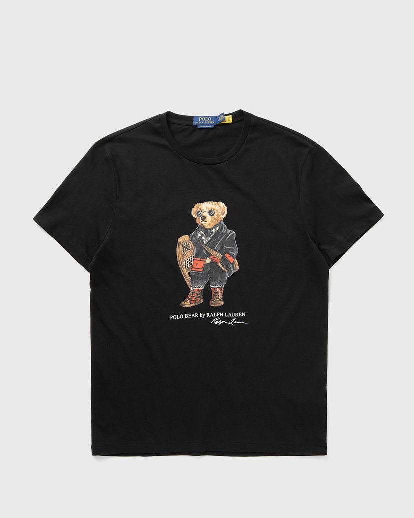 Tričko Polo by Ralph Lauren T-Shirt Custom Slim Fit Polo Bear Čierna | 710P00094001