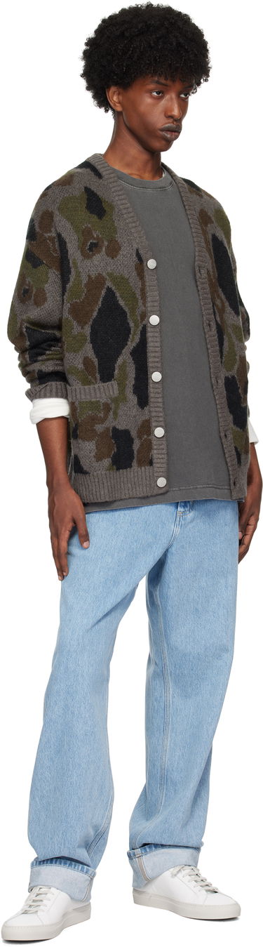 Sveter Carhartt WIP Camouflage Knit Cardigan Šedá | I033914, 3