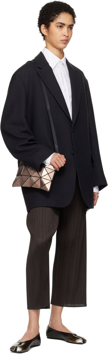 Taška cez rameno BAO BAO ISSEY MIYAKE Metallic Geometric Pattern Shoulder Bag Hnedá | BB48AG626, 3