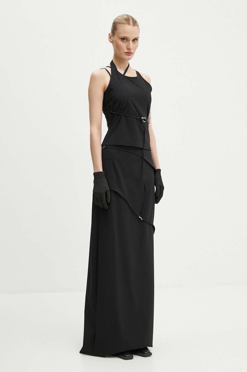 Tielko HELIOT EMIL Asymmetrical Tank Top Čierna | PREAW24.W.09.121, 1