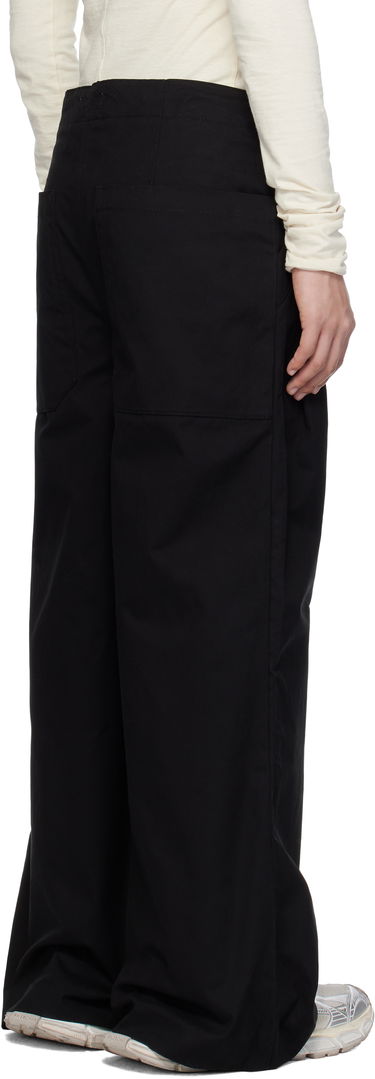 Nohavice Entire Studios Entire Studios Wares Pleated Trousers Čierna | ES2623BL, 2