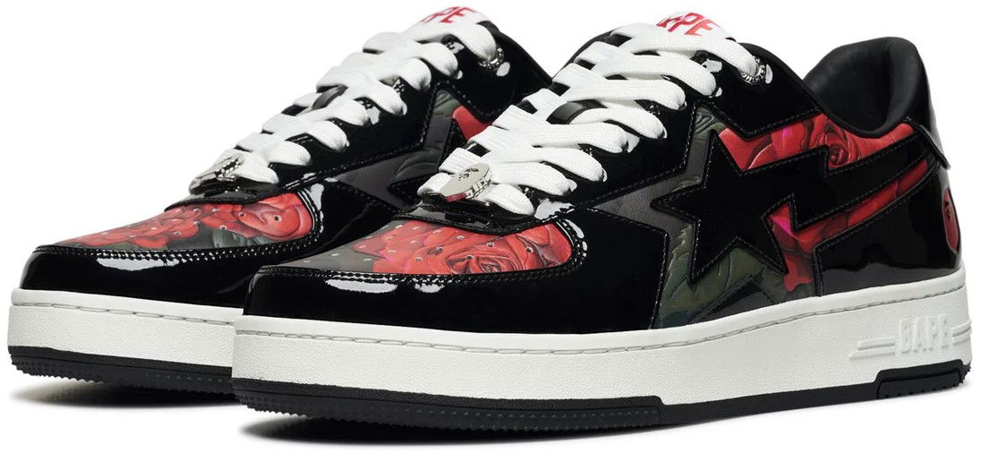 Tenisky a topánky BAPE Sta x ASSC Icon Floral Čierna | 1K73-191-909, 1