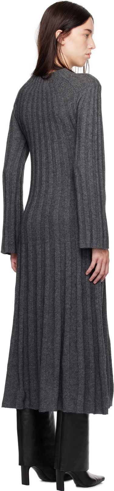 Šaty Loulou de Saison Loulou de Saison Irma Maxi Dress Šedá | IRMA, 2