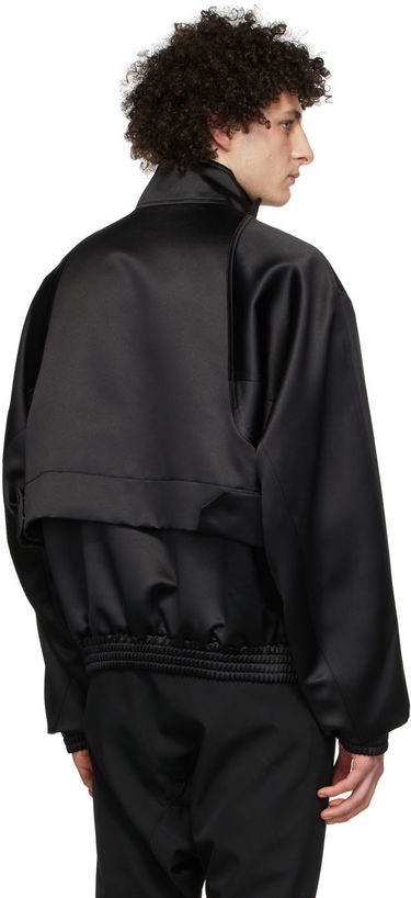 Mikina We11done We11done Half-Zip Mock Neck Polyester Anorak Čierna | WD-JK1-22-075-M-BK, 2