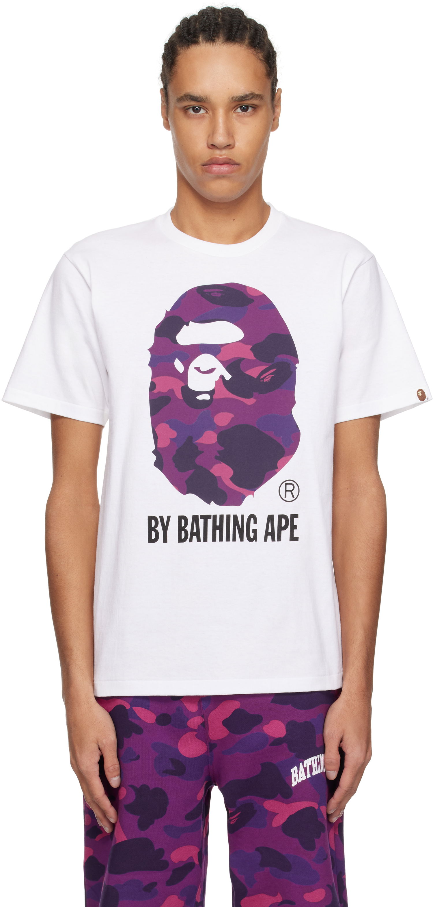 Tričko BAPE Color Camo 'By Bathing Ape' T-Shirt Biela | 001TEK801019M, 0