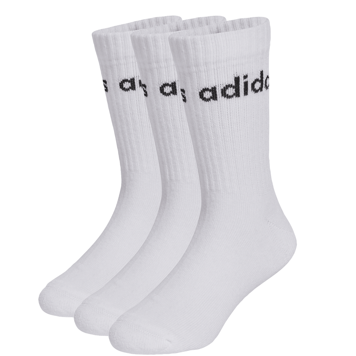 Ponožky adidas Originals Kids' Linear Crew Socks - 3 Pairs Biela | JX6595, 0