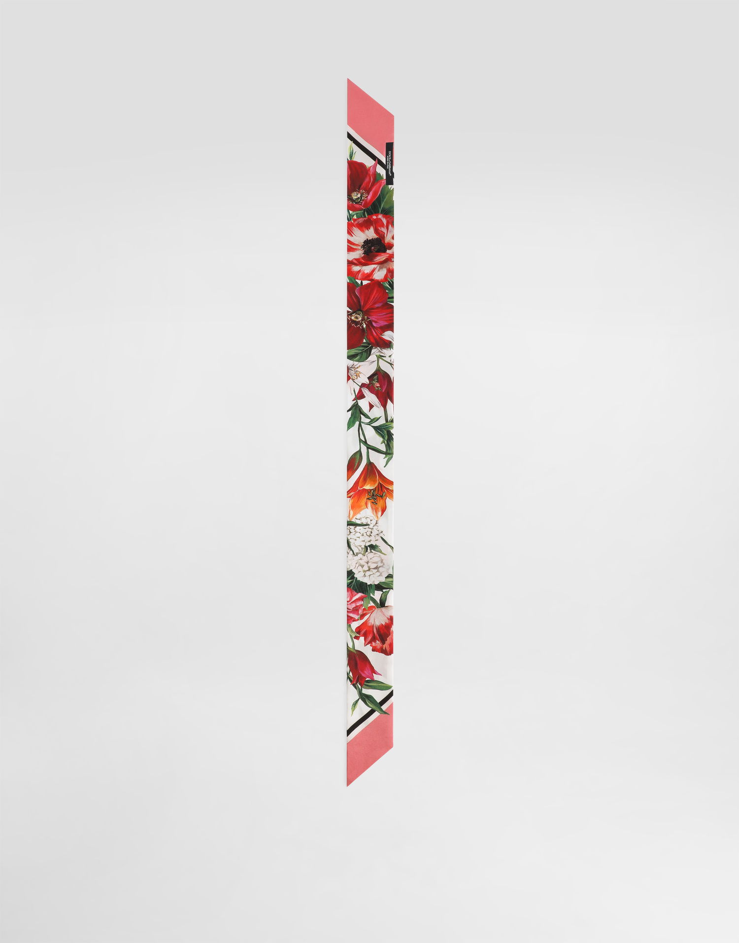 Šál Dolce & Gabbana Dolce & Gabbana Floral Print Silk Twill Bandeau Rôznofarebný | FS215AGDC7AHA5QX, 1
